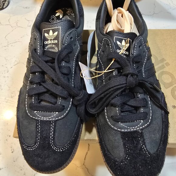 Adidas Originals Samba OG Core Black/Crystal Sand Women Shoes IH5371 SIZE 7 NEW - Picture 4 of 14